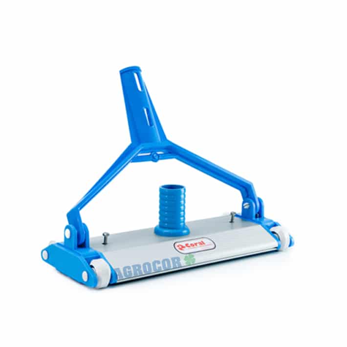 Limpiafondos aluminio 34 cm. salida 1 1/2''