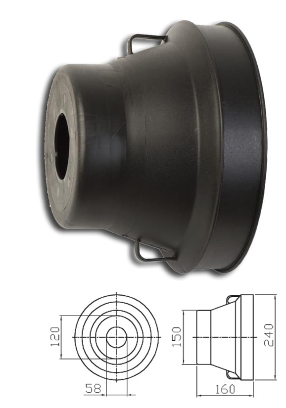 Caperuza cf ptf2 150x160x240