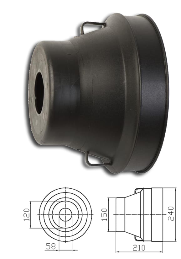 Caperuza cf ptf3 150x210x240(270)