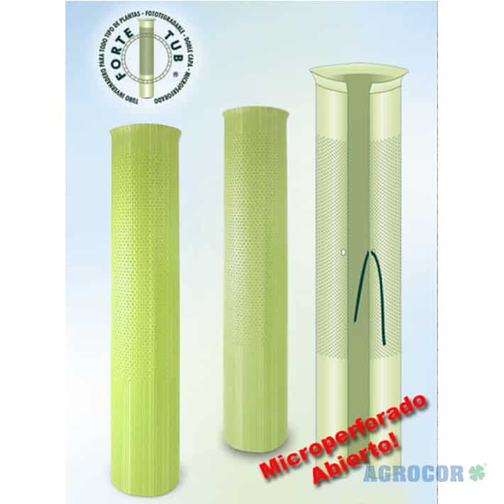 Protector forestal tubo 0,60 mts abierto