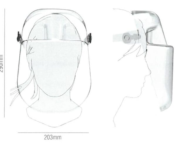 Pantalla proteccion facial f3d-003-v2