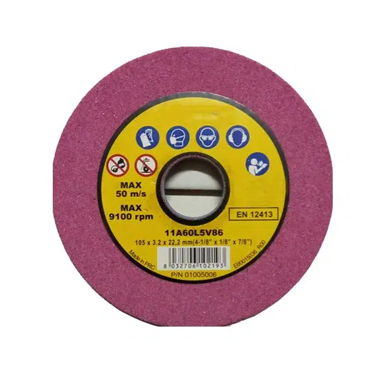 Disco afiladora ø 105x22,2x3,2 (1/4-325-3/8 BP)