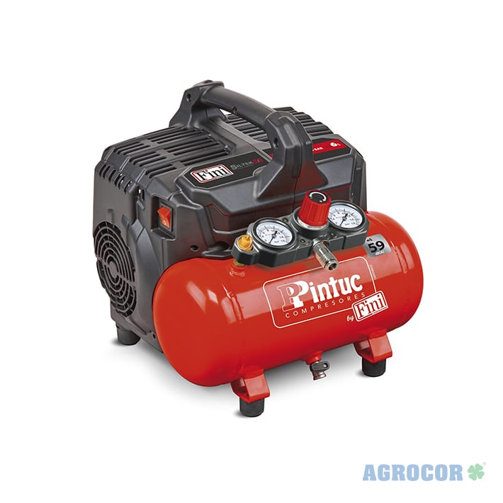 Compresor 6 lt 0.75 CV Silencioso SILTEK S/6
