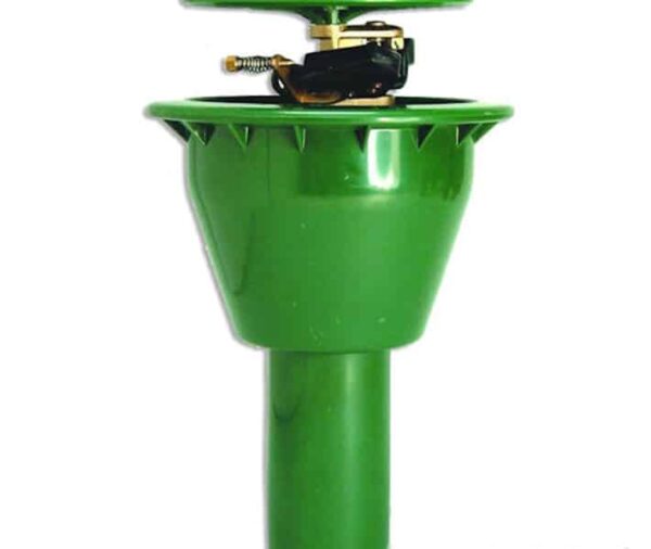 El aspersor emergente SR-4646 de impacto está diseñado para sistemas de riego en jardines privados y públicos. Está fabricado con carcasa resistente a los rayos ultravioleta y a las bajas temperaturas y montado con el aspersor SR-4201.