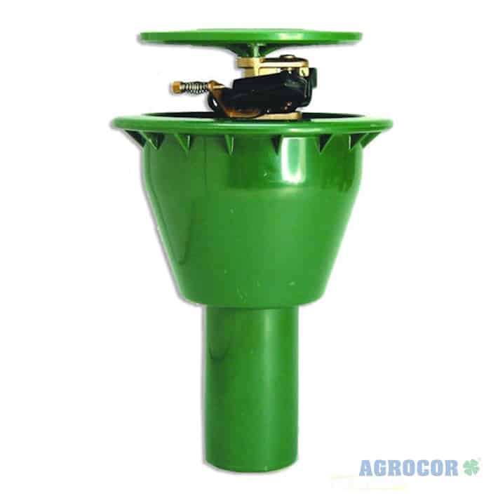 El aspersor emergente SR-4646 de impacto está diseñado para sistemas de riego en jardines privados y públicos. Está fabricado con carcasa resistente a los rayos ultravioleta y a las bajas temperaturas y montado con el aspersor SR-4201.