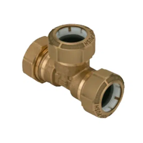 Te igual latón P.E. 50 mm. EFFEBI Te igual latón PE 50 mm. EFFEBI