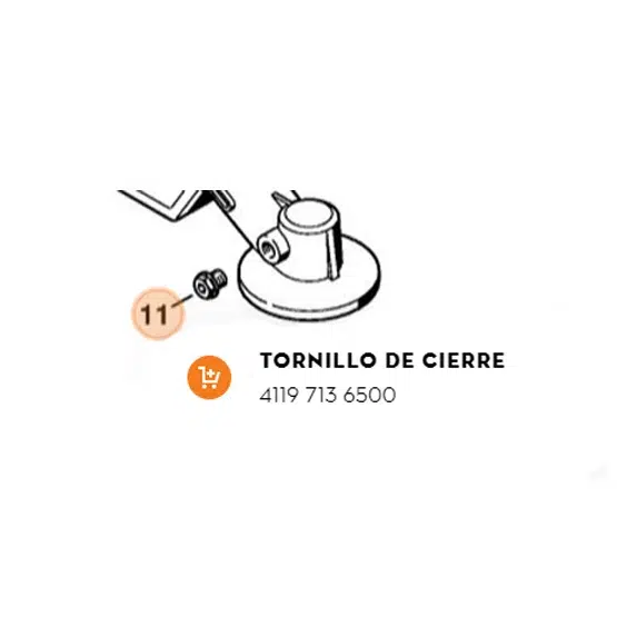 Tapon roscado grupo conico desbrozadora