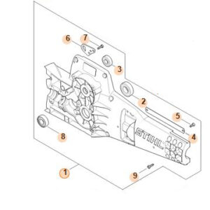 Carcasa de la caja reductora