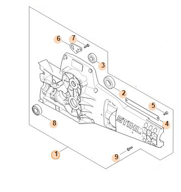 Carcasa de la caja reductora