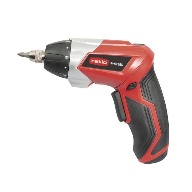 Atornillador a Batería RATIO R-AT36G AGROCOR: Compacto y Versátil para Tareas de Atornillado