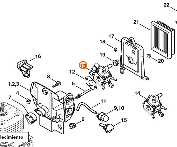 Carburador SP 450 C1Q-S154B