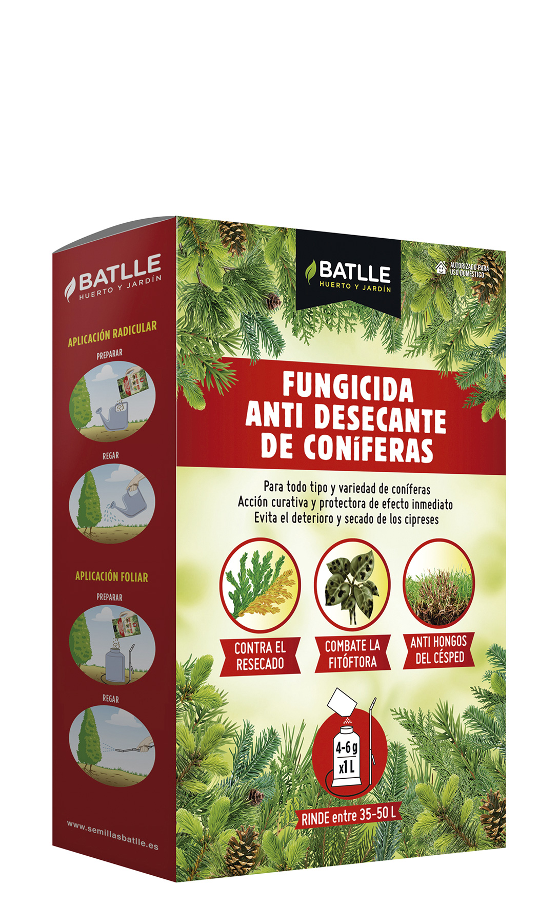 Fungicida Antidesecante Coniferas 200g