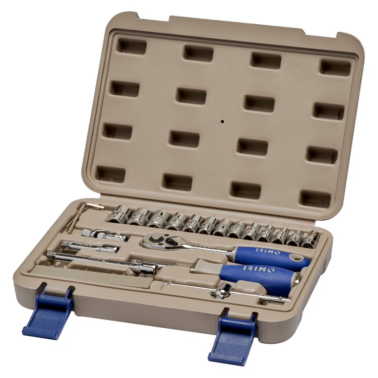 Juego de Llaves de Vaso y Puntas 1/4" IRIMO (35 Piezas) – Precisión Profesional