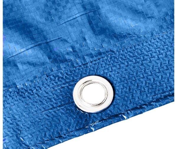 Toldo 4x6m. 80g/m2 reforz. ojales azul