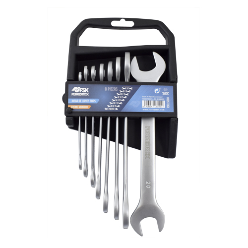 Juego Llaves fijas 8 Pzas. CR-V FSK