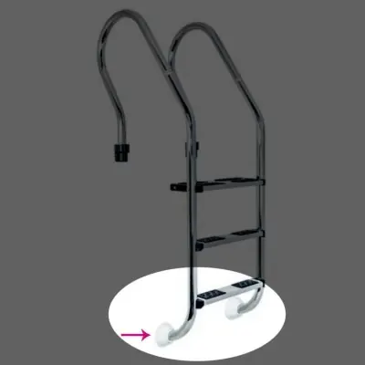 Taco de Apoyo a Pared para Escalera de Piscina Coral