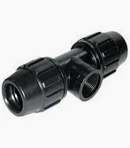 Te Rosca Hembra polietileno 25 x 3/4 Pulgadas