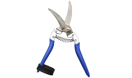 tijera de ajos curva