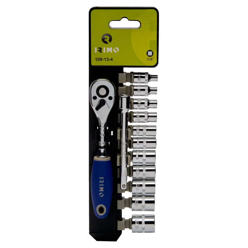 Juego llaves carraca 1/4" 13 piezas IRIMO