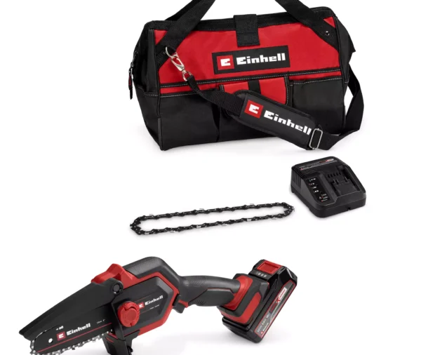 Sierra de poda a batería EINHELL GE-PS 18/15 Li Bag Kit