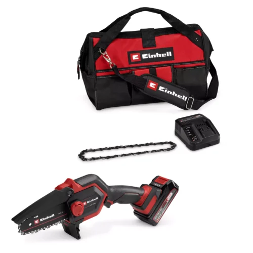 Sierra de poda a batería EINHELL GE-PS 18/15 Li Bag Kit