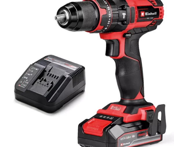Taladro percutor a batería EINHELL TE-CD 18/44 Li-i (1x2,5Ah)