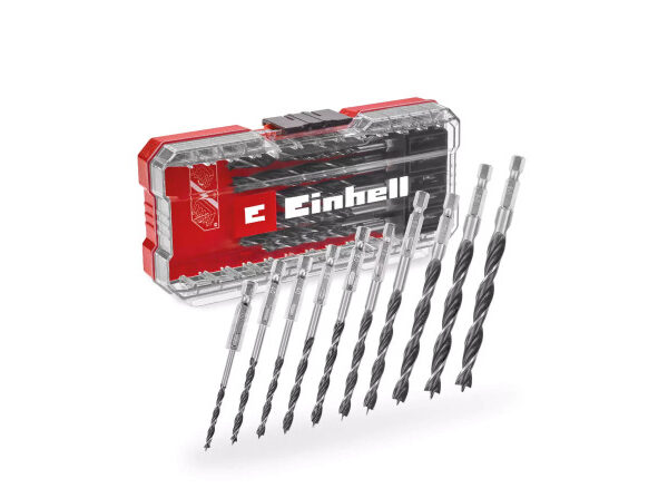 Juego 10 brocas surtidas para madera EINHELL