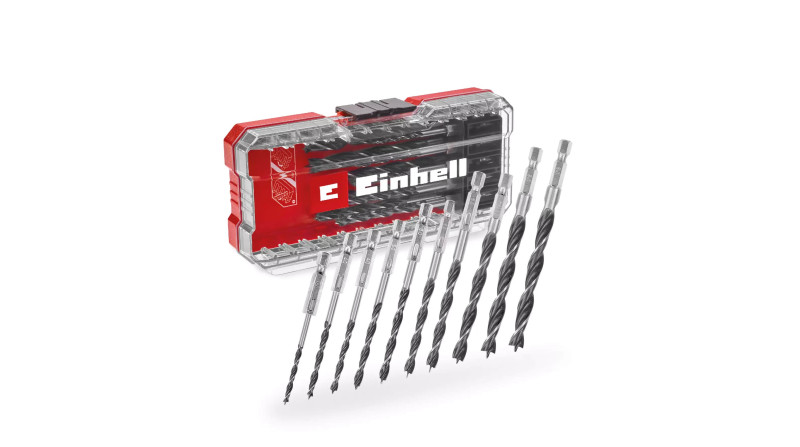 Juego 10 brocas surtidas para madera EINHELL