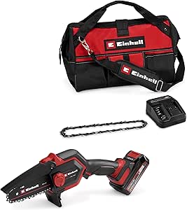 Sierra de poda a batería EINHELL GE-PS 18/15 Li Bag Kit