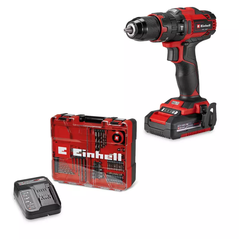 Taladro a batería EINHELL TE-CD 18/40 Li-i +64 (1x2,0Ah)