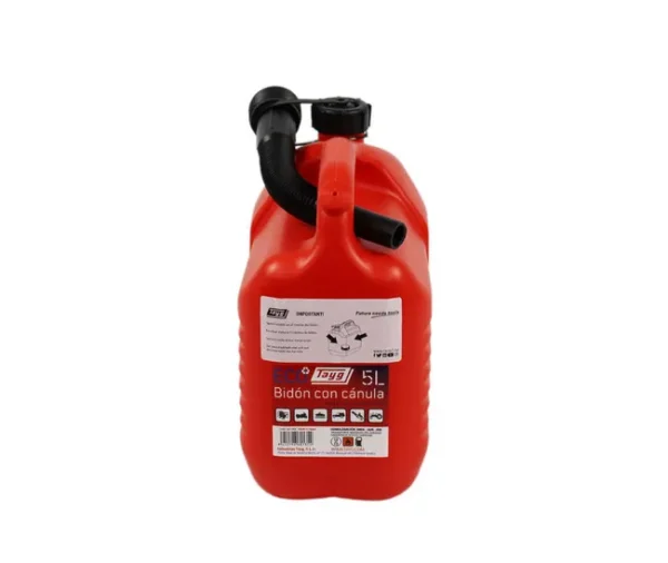 Bidon combustible TAYG 30 litros con cánula (Rojo)