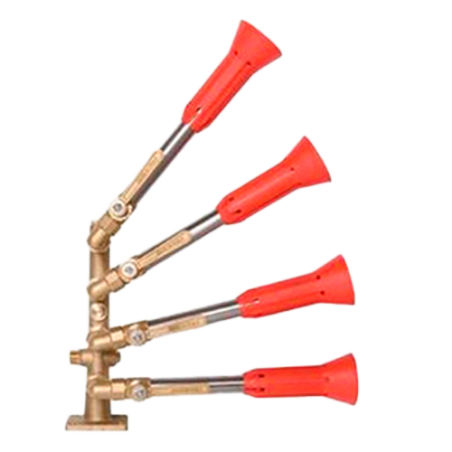 Columna 4 Salidas con Pulverizador Regulable Turbo