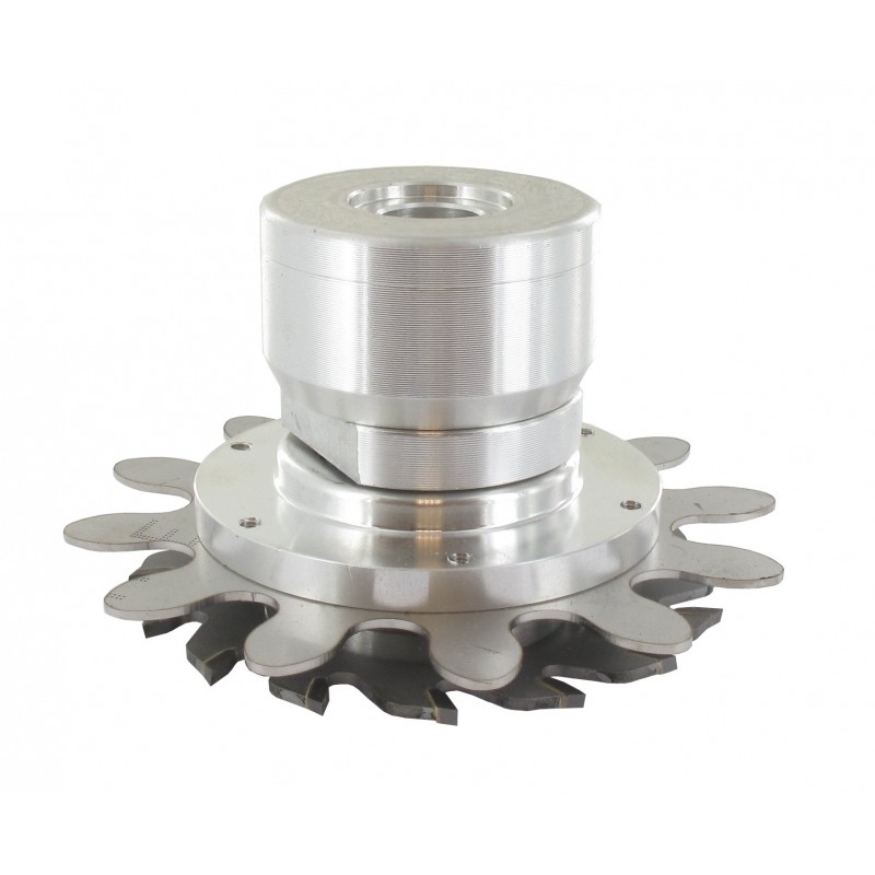 CABEZAL DISCO WIDIA CON PROTECTOR INFERIOR GIRATORIO PARA ELIMINAR BROTES - 100mm - 16DIENTES