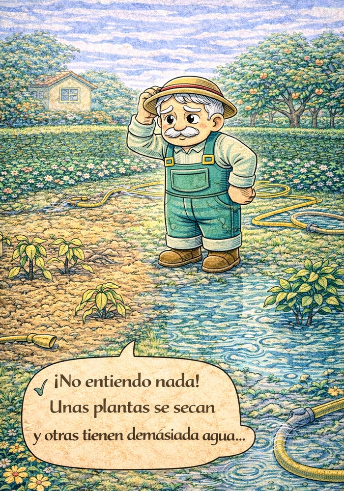 El riego inteligente de Tío Gregorio