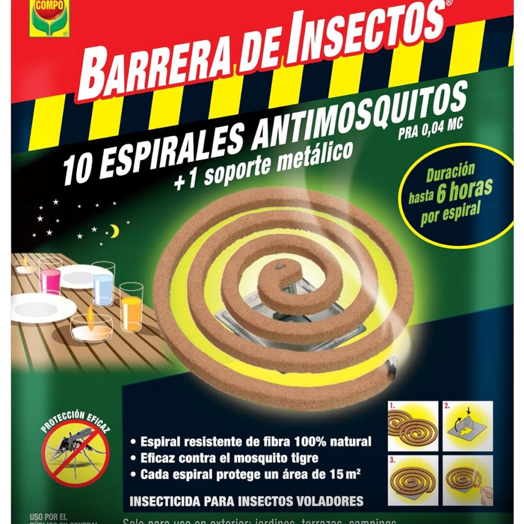 Barrera Insectos Espiral Antimosquitos
