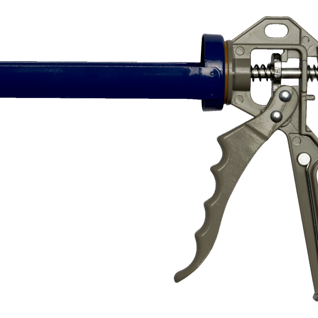 La pistola de silicona irimo es para cartuchos de 9″ Idónea para mayoría de resinas y siliconas Asa y gatillo fabricado en aluminio