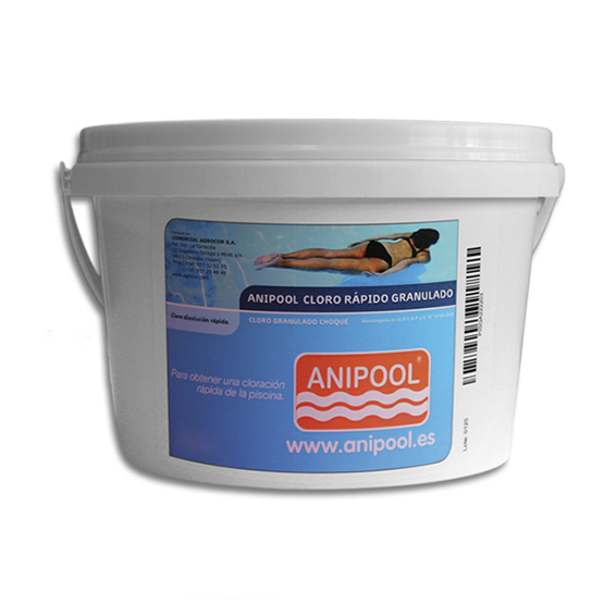 Anipool cloro rápido granulado 5 kg