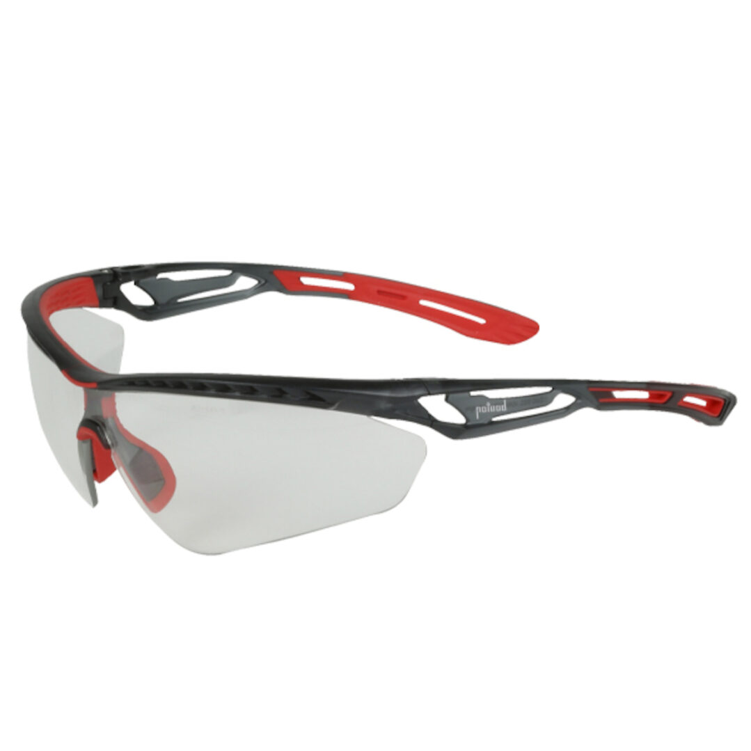 Gafas FEROCIA Incoloras Negro/Rojo AV/AN