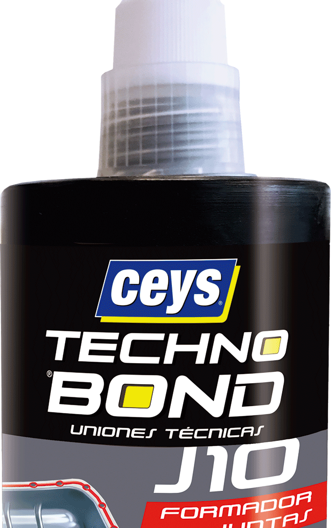 Formador de juntas CEYS TECHNOBOND J-10 50 ML_FUEL Resiste temperaturas continuas de hasta 200°C, lo que lo hace ideal para aplicaciones en motores, transmisiones y otros componentes sometidos a altas temperaturas.